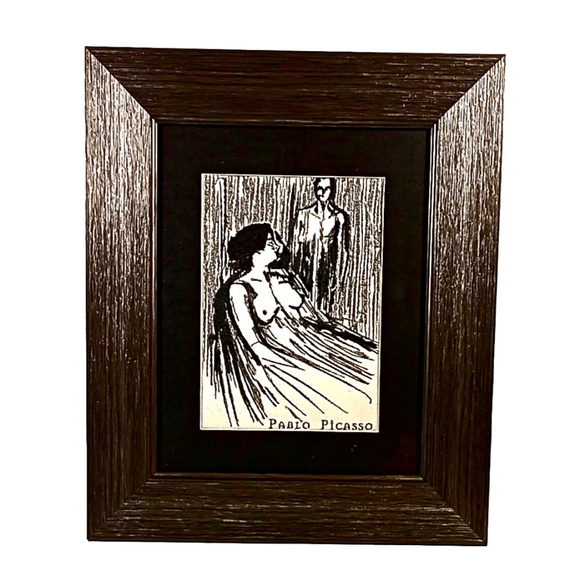 Framed embroidered Art Work